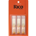 Rico Bb Clarinet Reeds, 2.5 Strength, 3-Pk