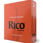 Rico Alto Sax Reeds, 2.5 Strength, 10-Pack