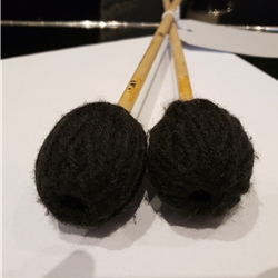 Mallet Shack Black Yarn Marimba/Suspended Cymbal Soft Mallets